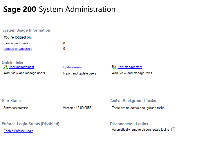 Use the System Administration desktop